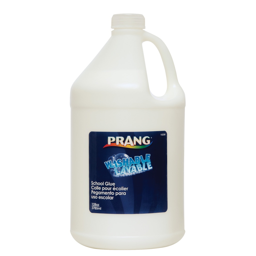 Glue Washable Liquid White School Glue -128 oz, White