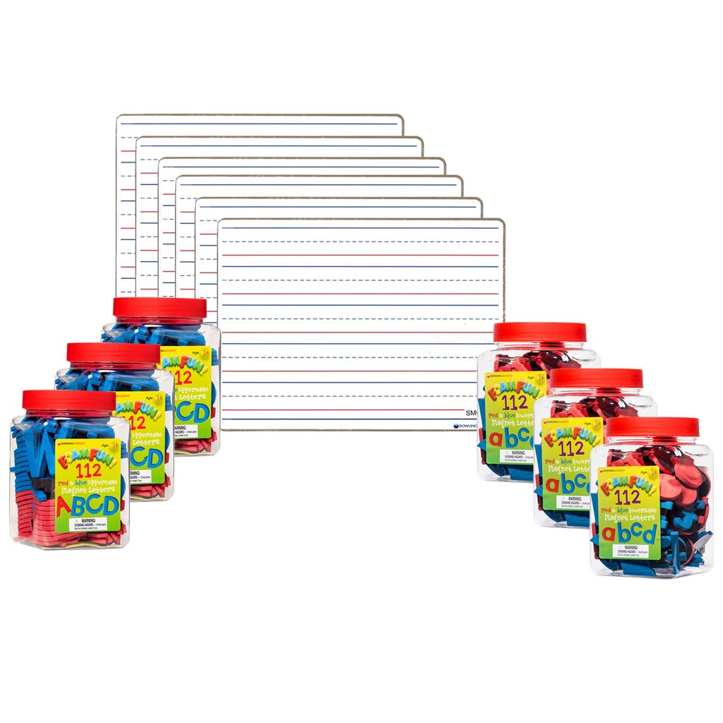 Magnetic Letters Literacy Center Bundle