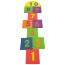 Interlocking Hopscotch Tiles Foam Play Mat for Kids 10 Tiles & 2 Markers