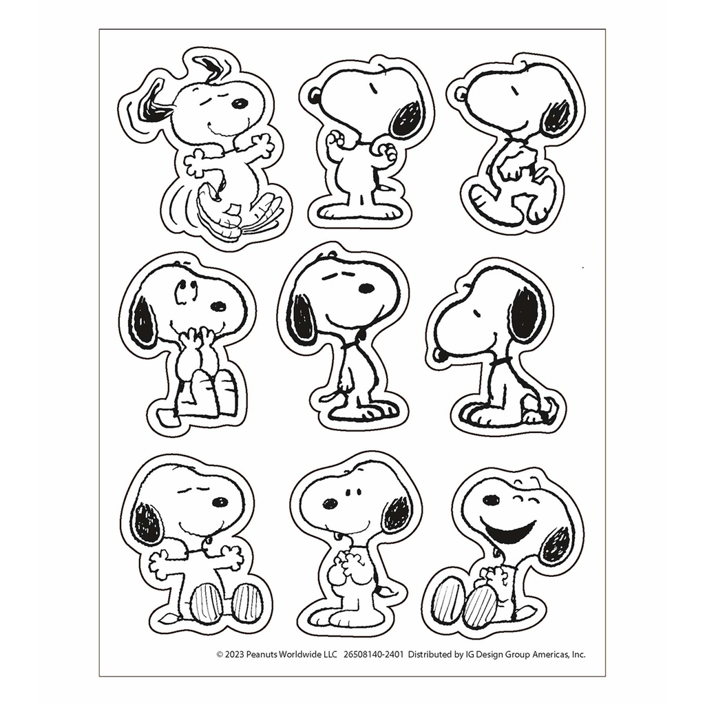 Peanuts® Snoopy Giant Stickers Pack of 36