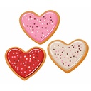 Heart Cookies Paper Cut-Outs Pack of 36