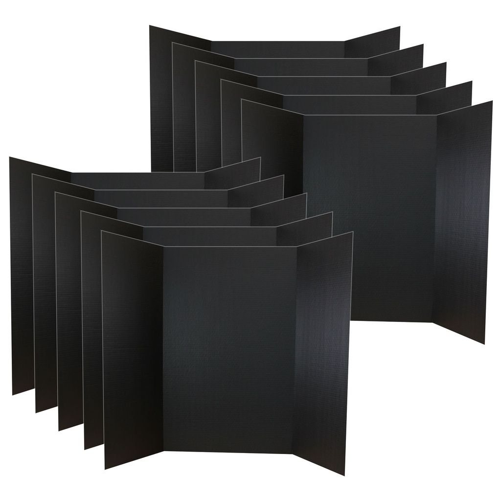 36" x 48" Black 1 Ply Project Board Pack of 10