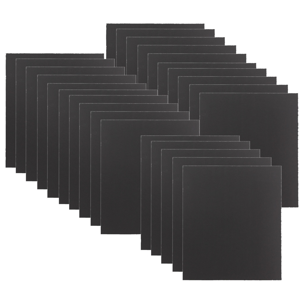 32" x 40" Total Black 3/16" Foam Board Pack of 25