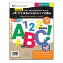 1.5in & 3in Jewel Colors Bulletin Board Letters & Numbers 710 Pieces