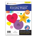 Everyday Shapes Punch Out Paper Cutouts 492 Pieces