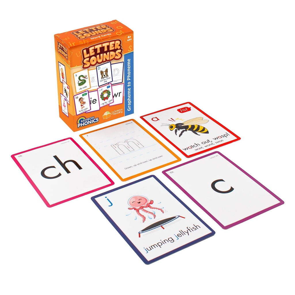 Rainbow Phonics Grapheme to Phoneme Letter Sound Cards,