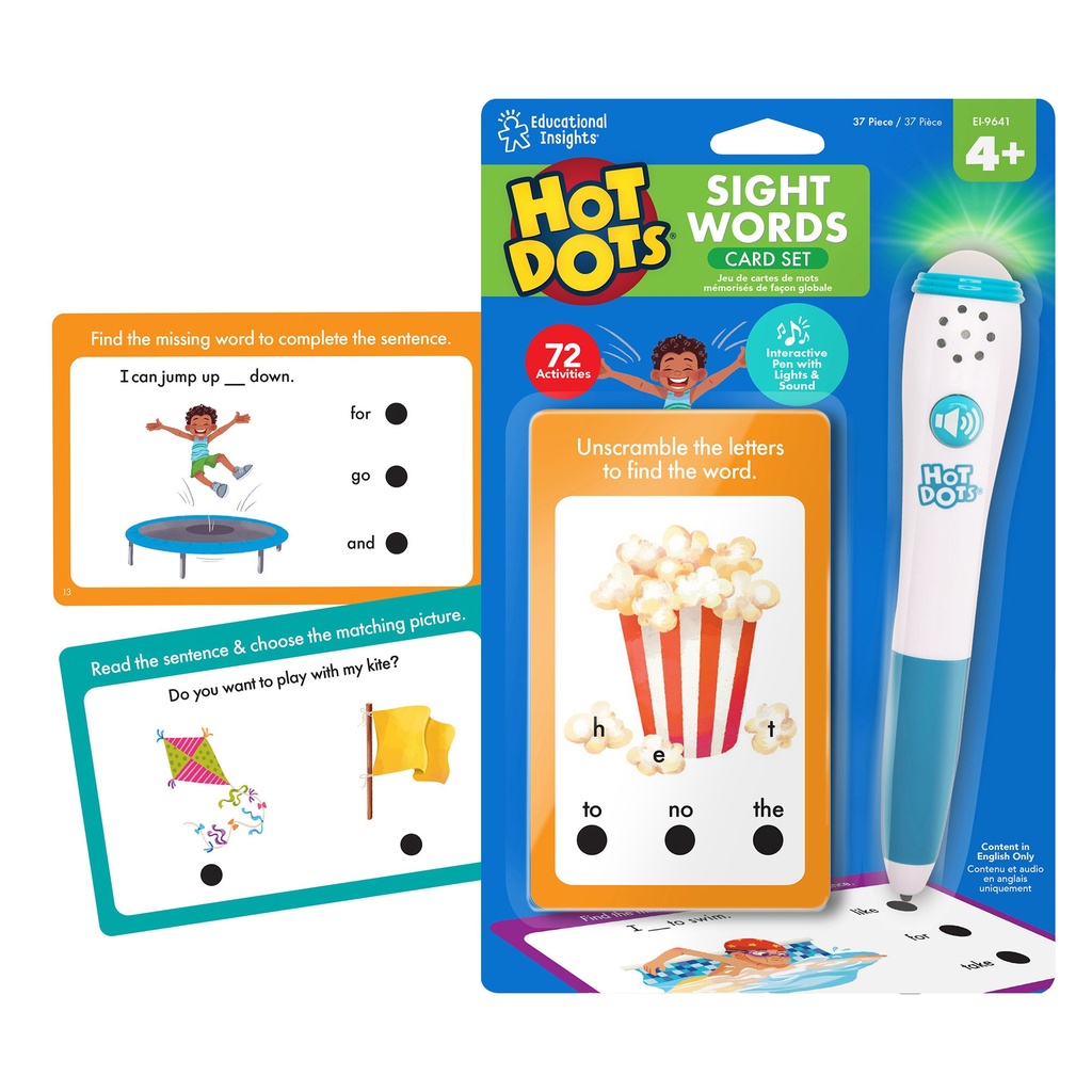 Hot Dots® Sight Word Card Set