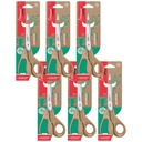 Advanced Eco-Friendly Multipurpose 8-1/4" Scissors 6 Pack