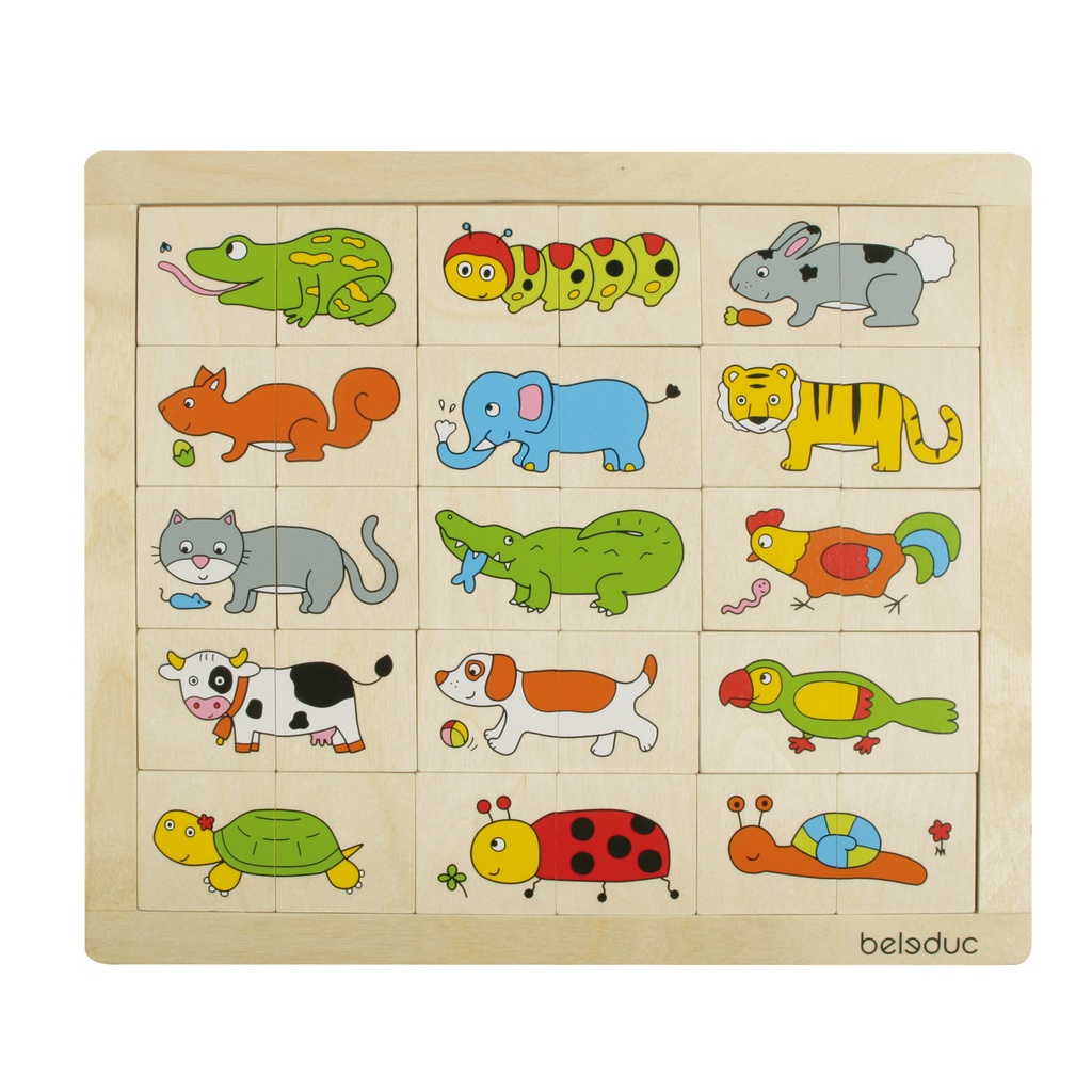 Match & Mix Animals Puzzle