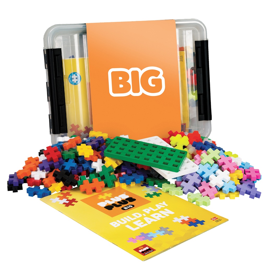 Plus-Plus® BIG 200 piece Tub with 2 Baseplates