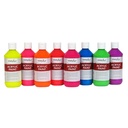 Fluorescent Acrylic 8 oz Paint Set of 8