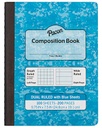 Blue Dual Ruled Composition Book