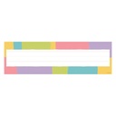 Cheerful Stripes Desk Toppers® Name Plates 36 Count