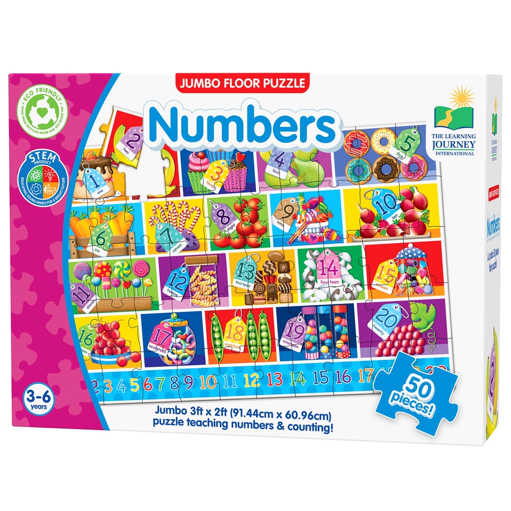 Jumbo Floor Puzzles - Numbers