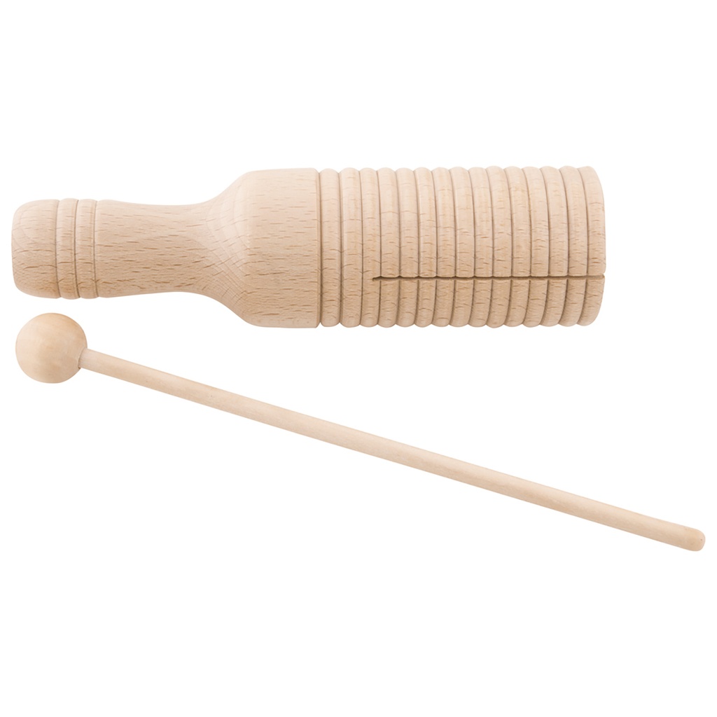 Medium Guiro Crow Sounder with Mallet