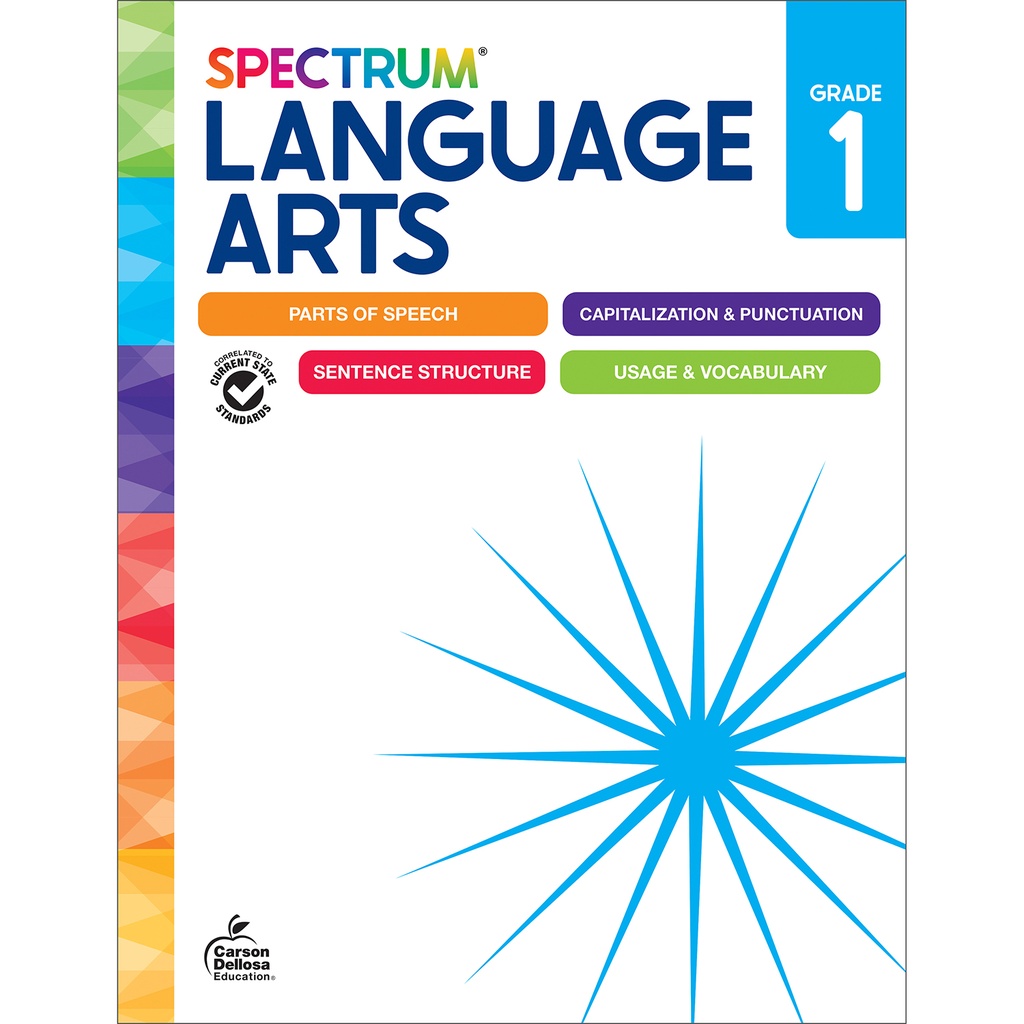 Spectrum Language Arts Workbook (704590 CD 704593 CD 704595 CD 704588 CD 704589 CD 704591 CD 704592 CD 704594 CD)