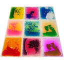 Liquid Floor Tiles Assorted Color Squares