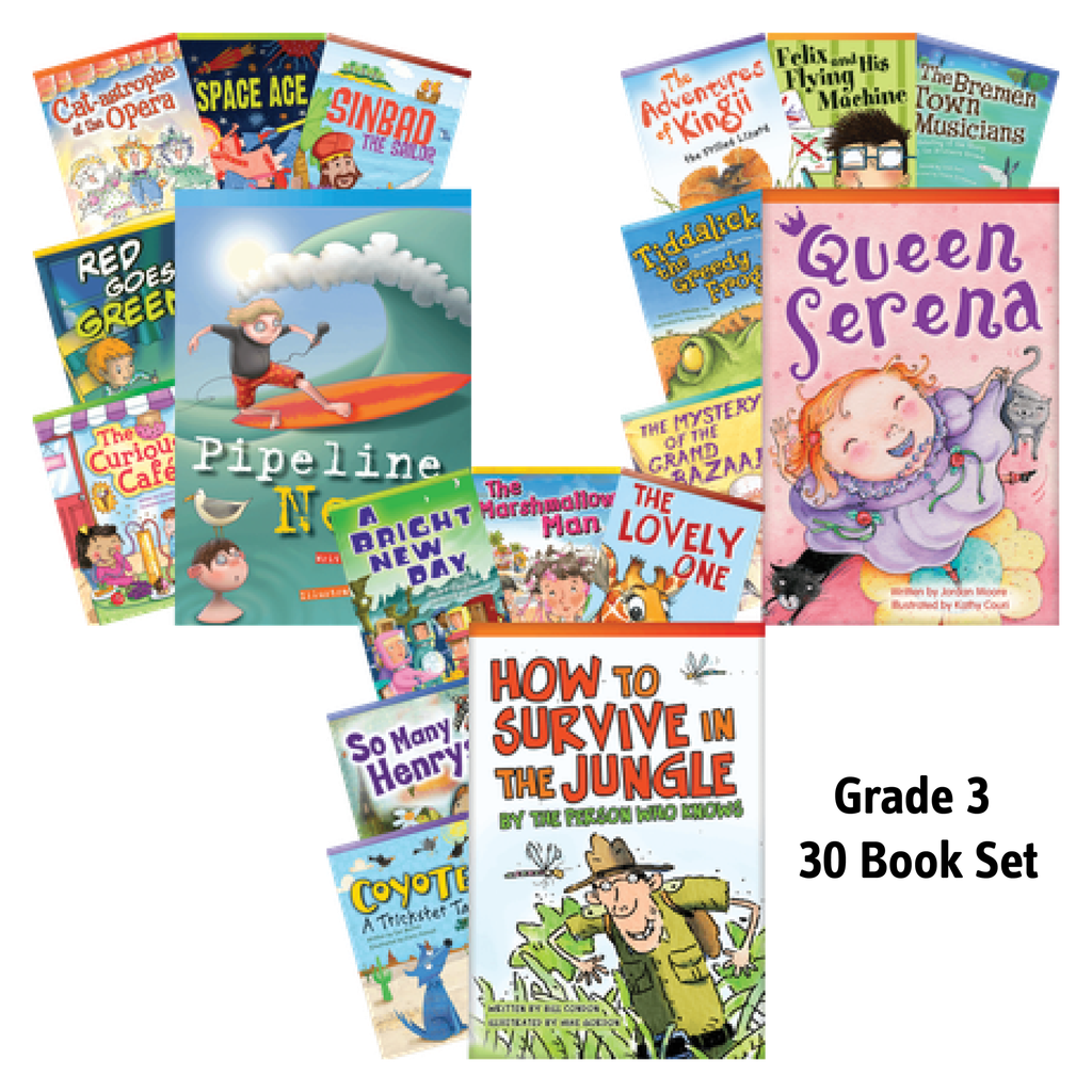 Literary Text Grade 3 Readers Set 1, 2 & 3 30-Book Set