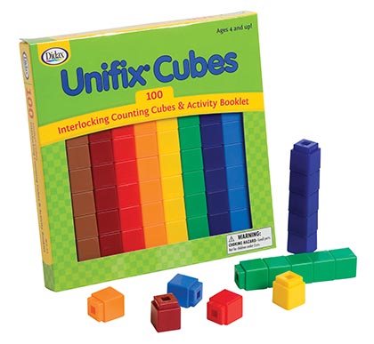 100ct Unifix Cubes