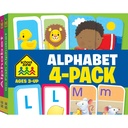 Alphabet Flash Card, 4-Pack