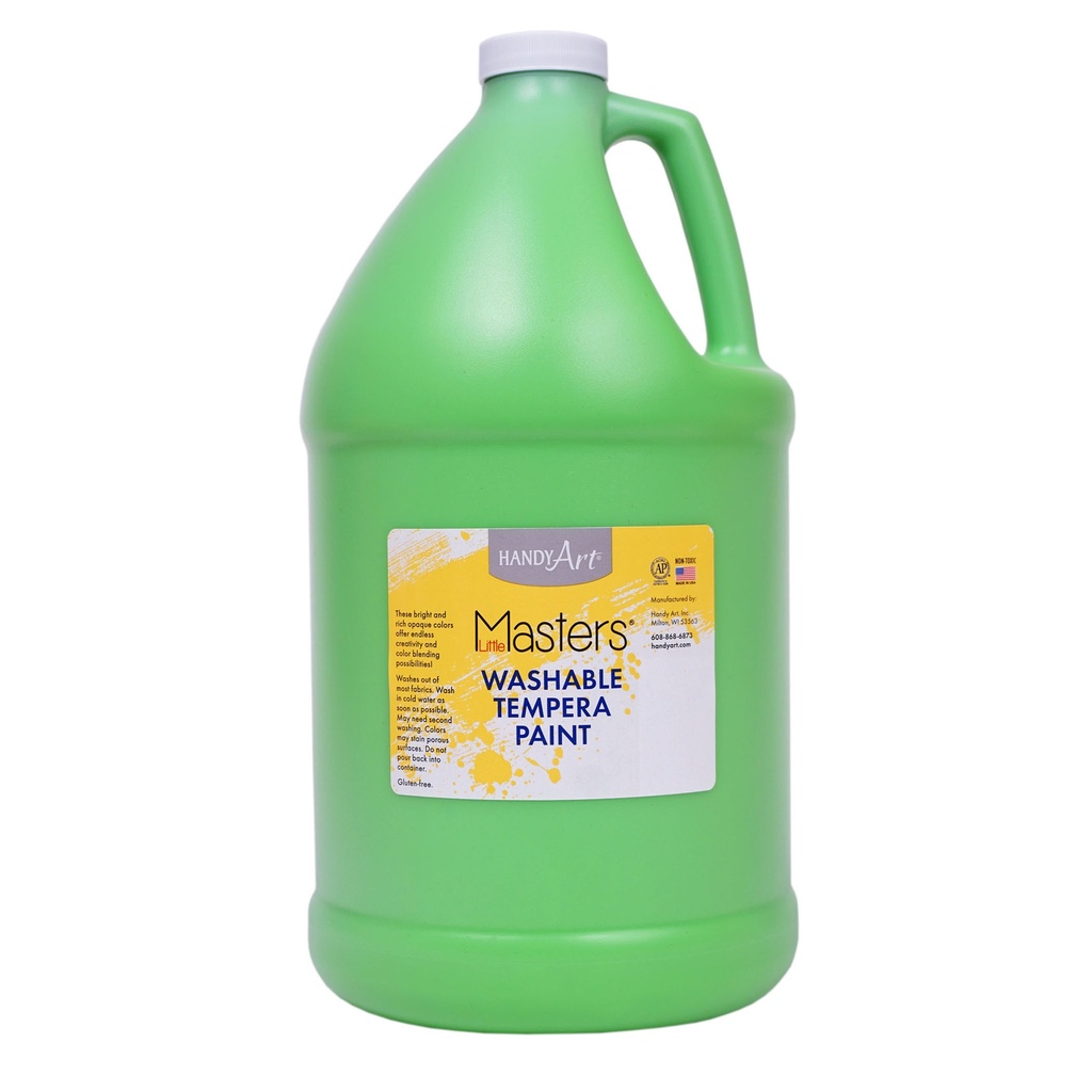 Little Masters® Washable Tempera Paint, Light Green, Gallon