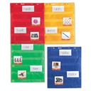 Magnetic Pocket Chart Squares, Pack of 4