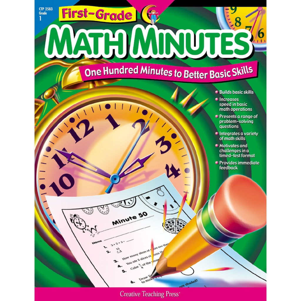 First-Grade Math Minutes Book