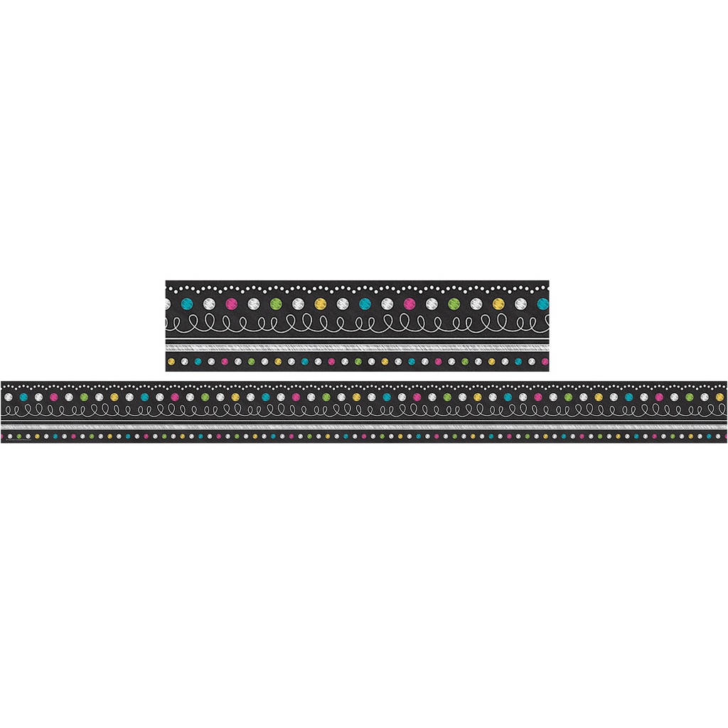 Chalkboard Brights Straight Border