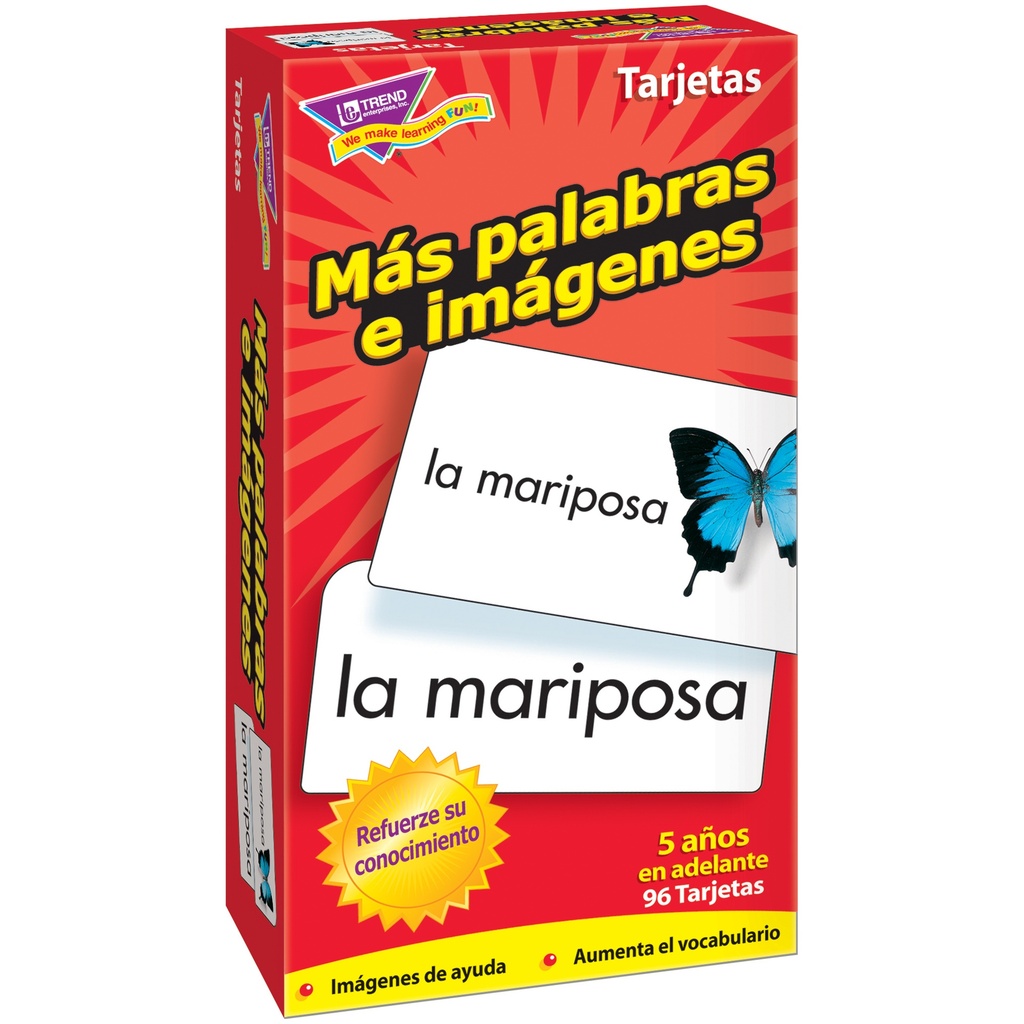 Más palabras e imágenes (SP) Skill Drill Flash Cards