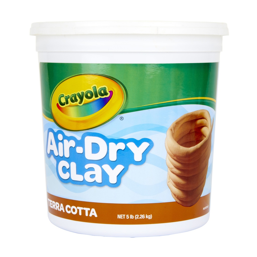 Air-Dry Clay, 5 lb. Tub, Terra Cotta