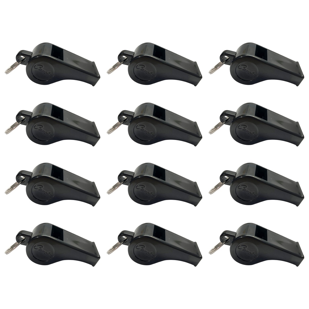 Whistles, Plastic, Pack of 12