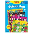 School Fun Sparkle Stickers® Variety Pack, 648 ct