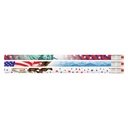 America The Beautiful Motivational Pencils, 12/pkg