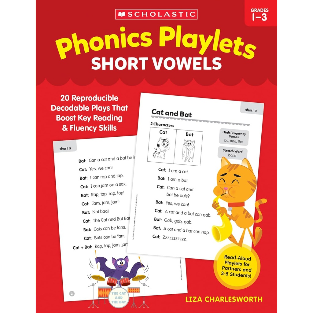 Phonics Playlets: Short Vowels