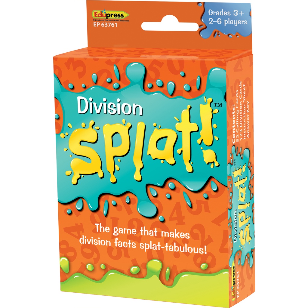 Math Splat Game: Division