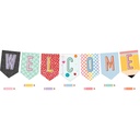 Cool for School Pennants Welcome Bulletin Board