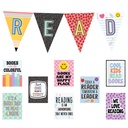 Cool for School Read Pennants Bulletin Board