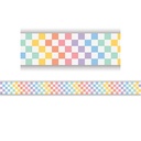 Cool for School Checkers Straight Border Trim