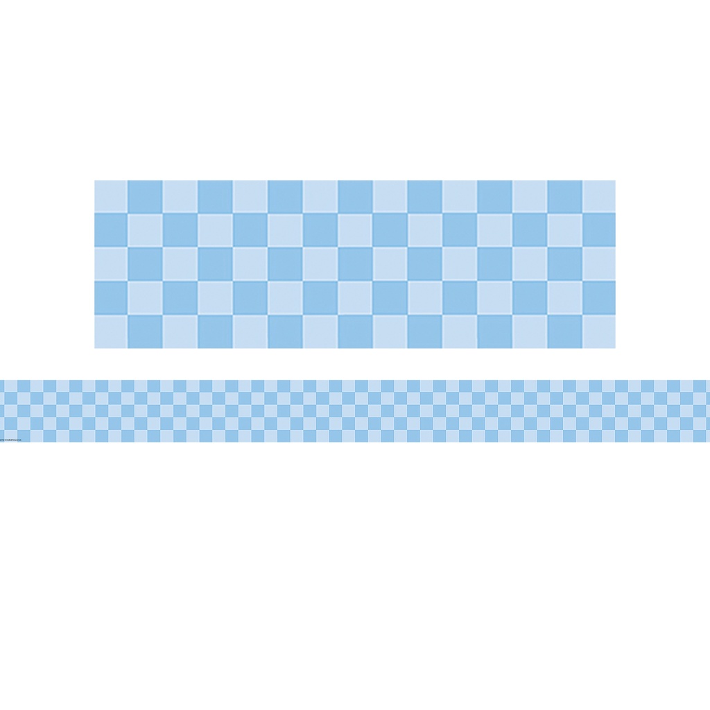 Checkers Scalloped Border Trim