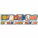 School Icons  Deco Trim - Extra Wide