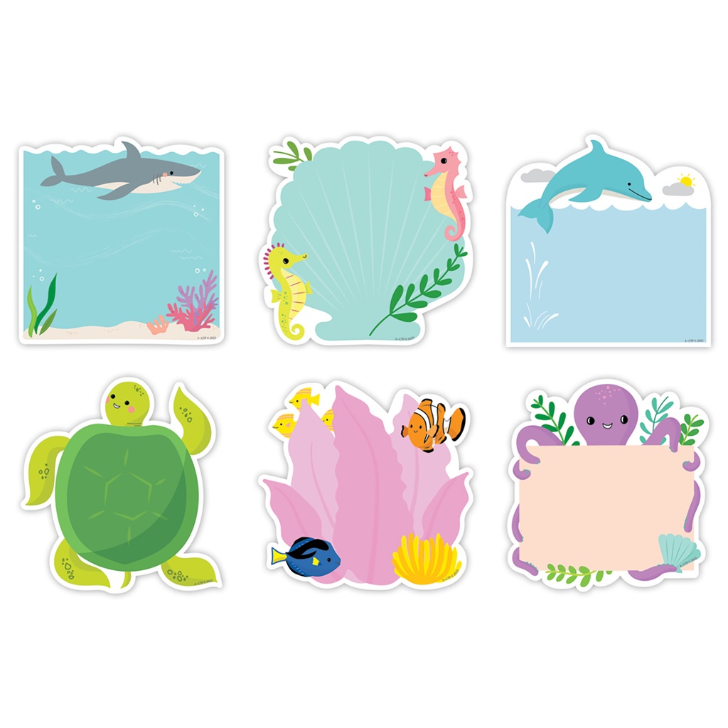 Sea Friends 6" Designer Cut-Outs