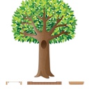 Apple Time Jumbo Tree Bulletin Board