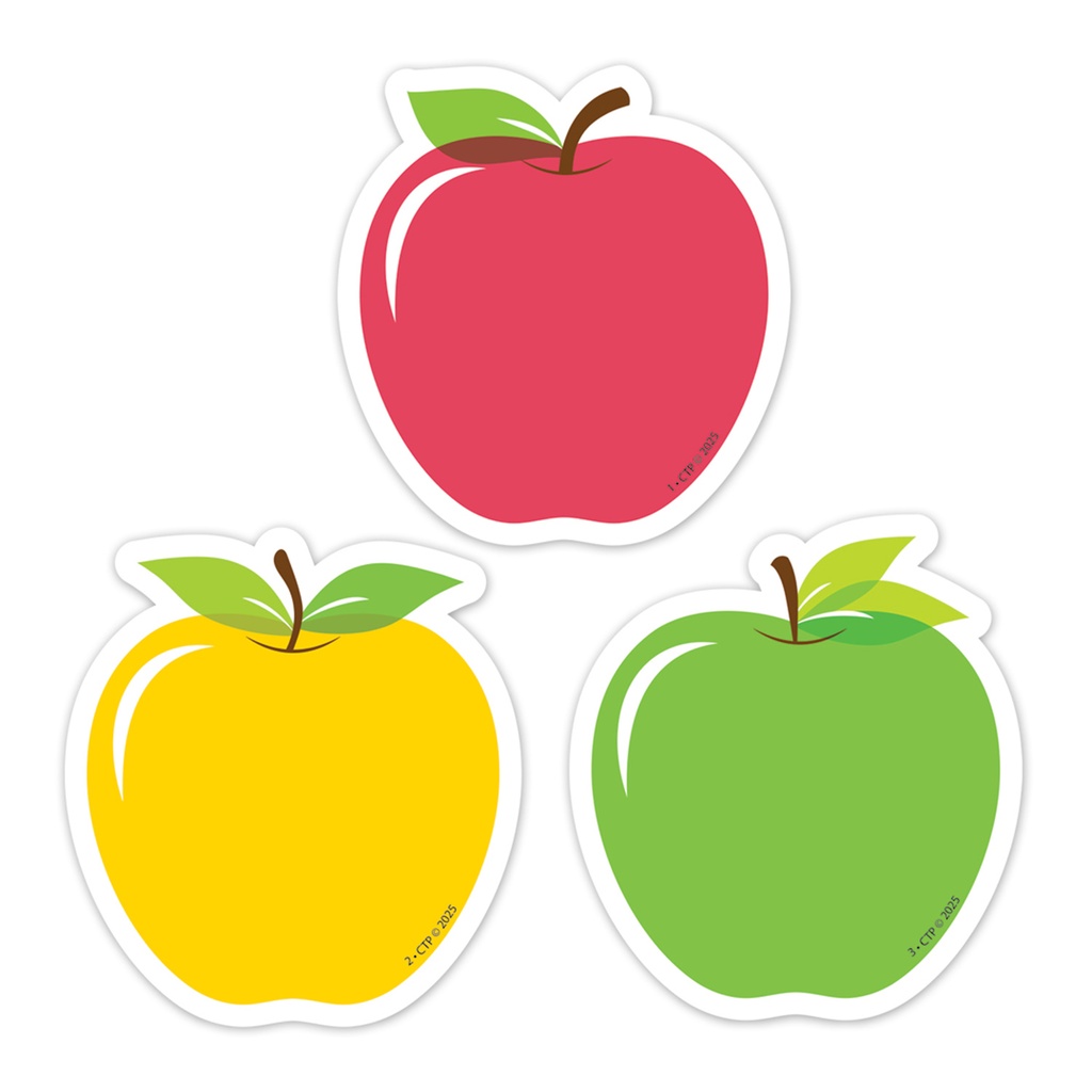 Apple Time Apples 3" Designer Cut-Outs