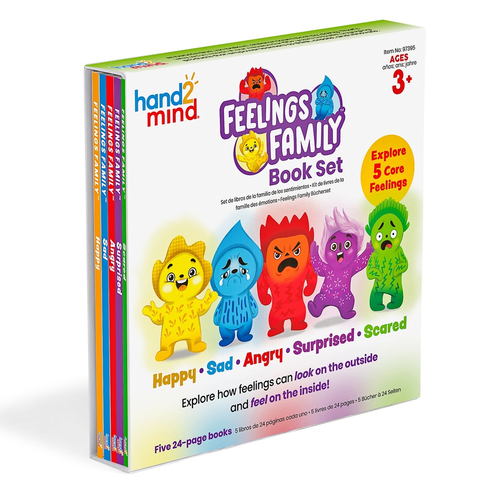 Feelings Family™ Book Set Happy, Sad, Angry, Scared & Surprised