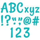 Stylish Turquoise 4" Designer Letters, 235/Pack