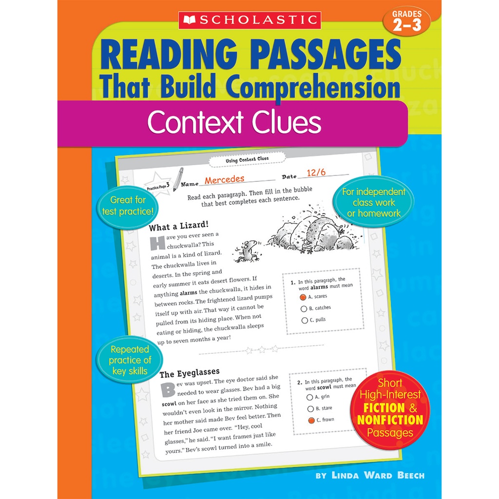 Reading Passages That Build Comprehension: Context Clues