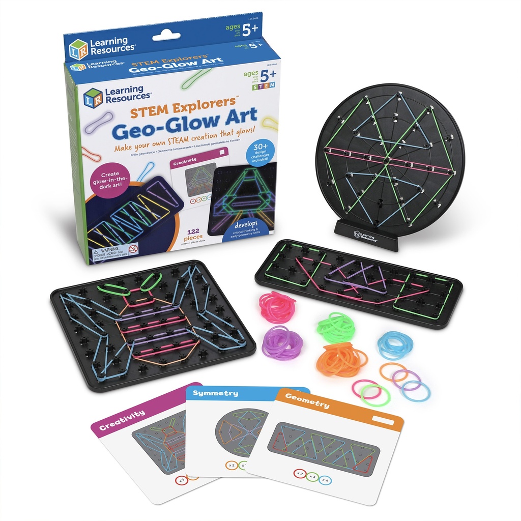 STEM Explorers Geo-Glow Art