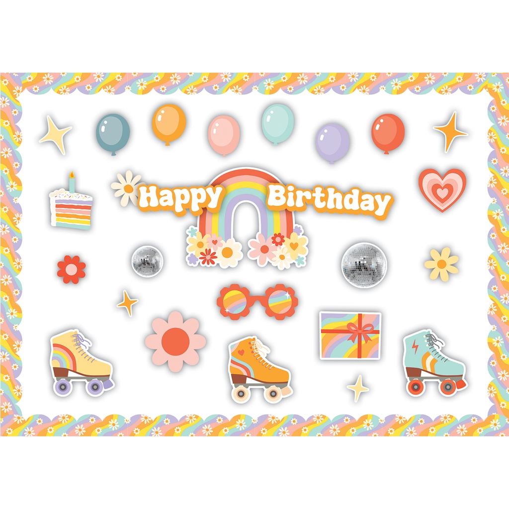 Roller Disco Birthday Create & Decorate Quick Kit