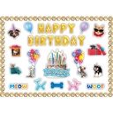 Cats and Dogs Happy Birthday Create & Decorate Quick Kit