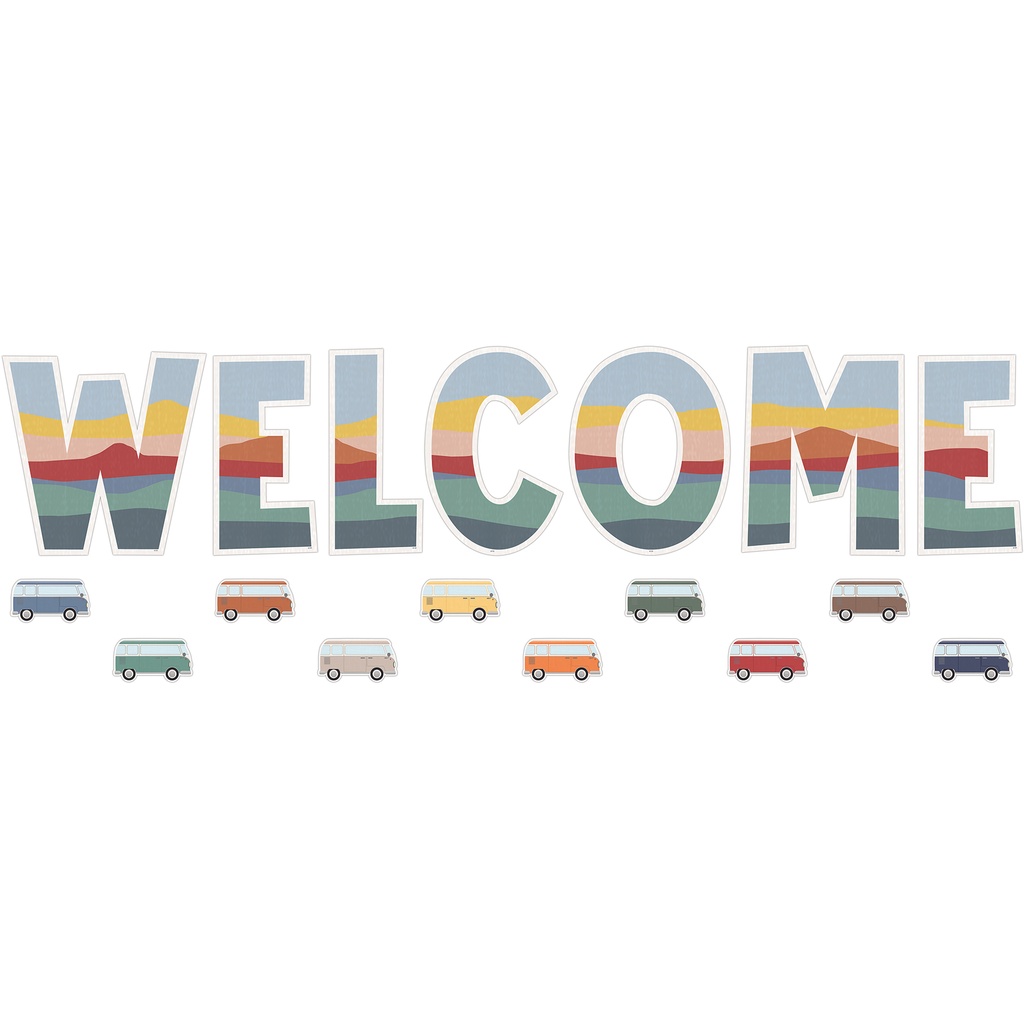 Moving Mountains Road Trip Welcome Bulletin Board